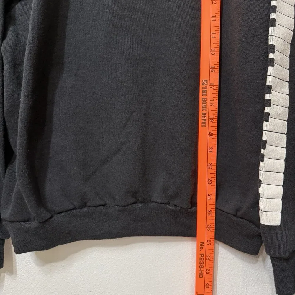 Hanes Activewear Unisex Vintage Sweatshirt Piano Sleeve XL